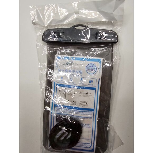 Waterproof Phone Pouch IPX8 Certified Touch-Friendly Fits Up to 6.5" Smartphones - Picture 2 of 4